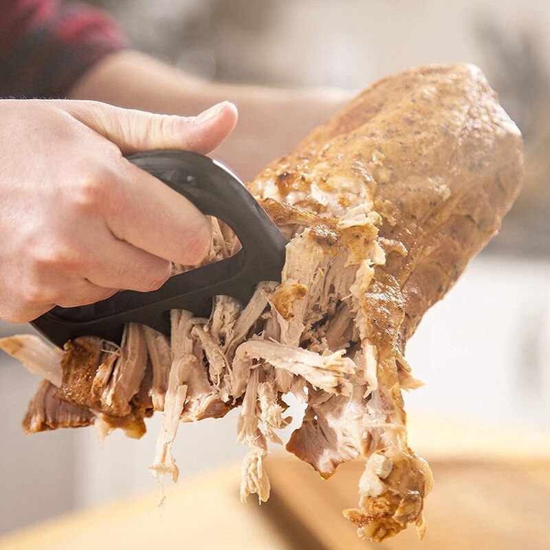 4 Pcs Turkije Vork, Vlees Klauwen, Duurzame Roestvrijstalen Gevogelte Kip Vork, ultra-Scherpe Oven Vork Handvat Vlees Barbecue
