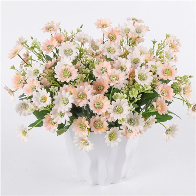 Bouquet de lilas artificielles, 20 têtes/Bouquet, fausses fleurs, toucher réel, pour décoration de mariage, fleurs décoratives pour la maison: 458181