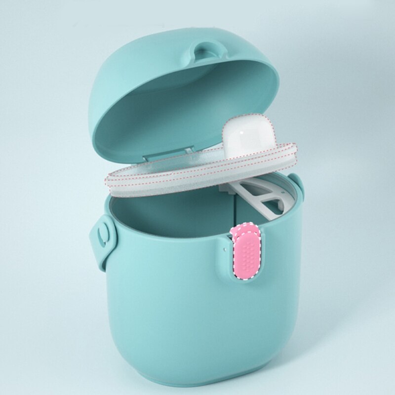 Conteneur de lait en poudre Portable pour bébé 450ML, conteneur alimentaire multifonctionnel hermétique, boîte de stockage de snacks de céréales avec cuillère