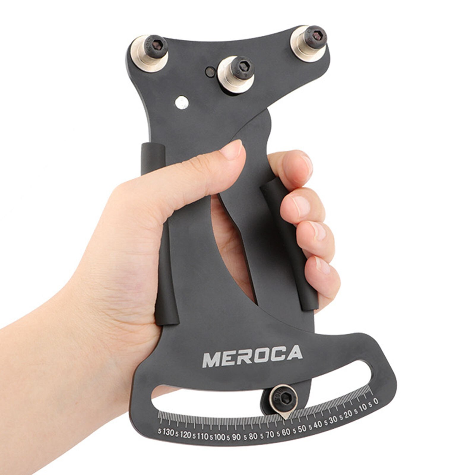 Tension Meter Tool Accessory Aluminum Alloy Metal Wheel Repair Bicycle Spoke Tension Meter for Calibration Cycling: Black
