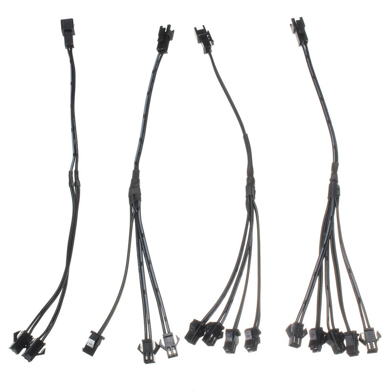 5/4/3/2 in 1 Splitter Cable for EL Wire Neon Light LED Rope Strip Light Conected With Inverter