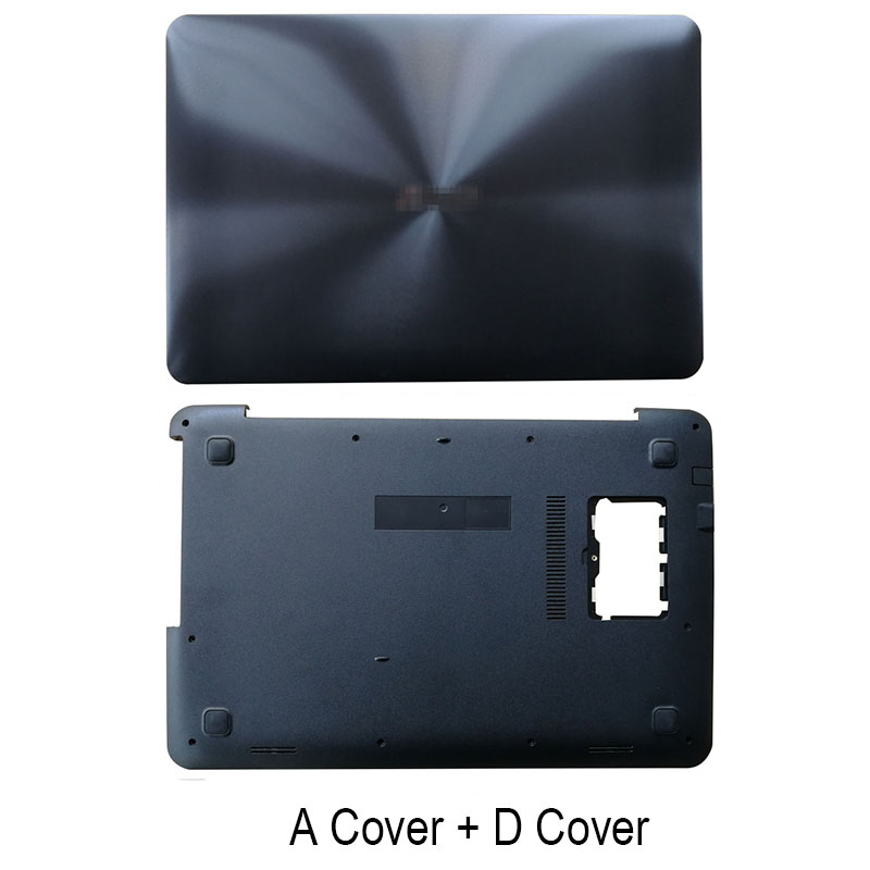 Dla ASUS A555 X555 Y583 W509 F554 F555 K555 X554 R556 Laptop LCD tylna pokrywa przednia bezel zawiasy pokrywa podpórce pod nadgarstki dolny futerał: AD Cover