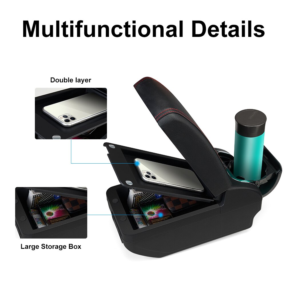 Armrest Box For Renault Clio Clio 4 Clio 2 Armrest Car Central Storage Container