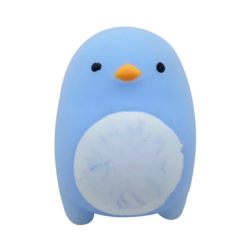 Cute Mochi Squishy Cat Reduce Healing Fun Kids Kawaii Toy Stress Reliever Decor squichy animales Soft toy Reduce: Blue 