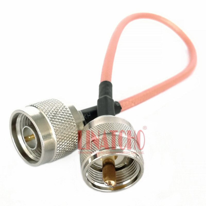 Cable de puente coaxial N macho a PL259 UHF, 30CM, baja pérdida, buena , RG303