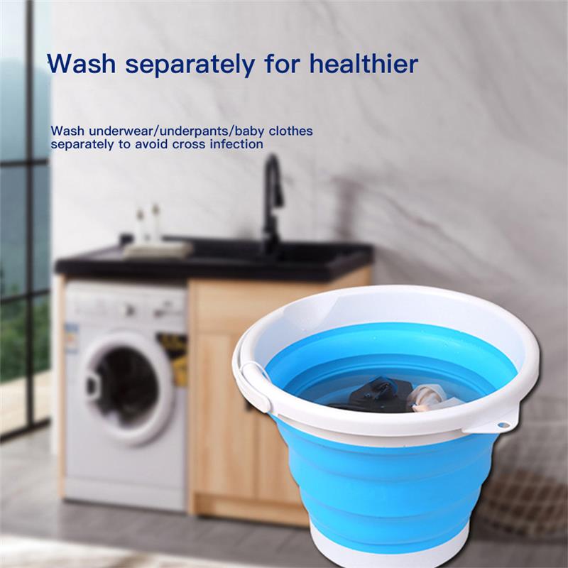 Foldbar mini vaskemaskine roterende ultralydsturbiner vaskemaskine usb-opladning husholdningsrengøringsværktøj ankomster