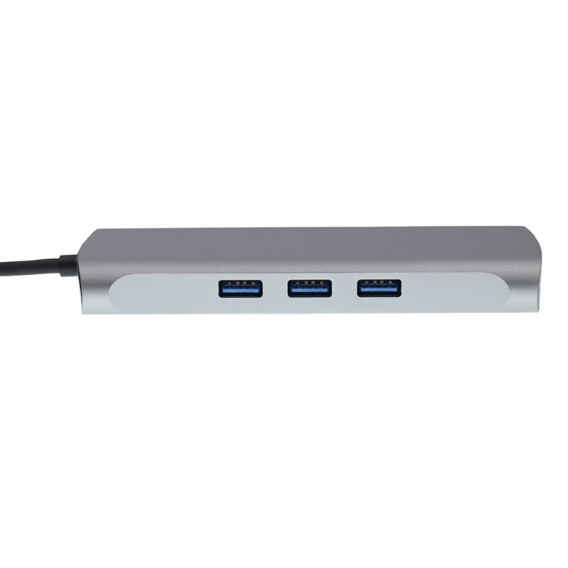 8 in 1 usb-c hub type-c til hdmi vga usb 3.0 tf kortlæser pd ladeadapter splitter