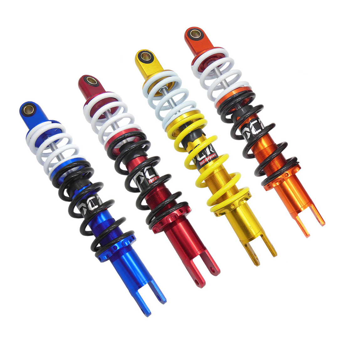 Amortiguador de aceite hidráulico de 280mm y 320mm, suspensión trasera de motocicleta, puntales de horquilla de rebote, amortiguadores de amortiguación, resorte doble