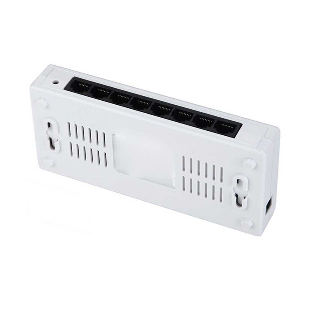 Hub Network Gigabit LAN 1000 Mbps Unmanaged Self Adaptive Desktop Home Full Duplex 8 Port RJ45 Sturdy Splitter Ethernet Switch