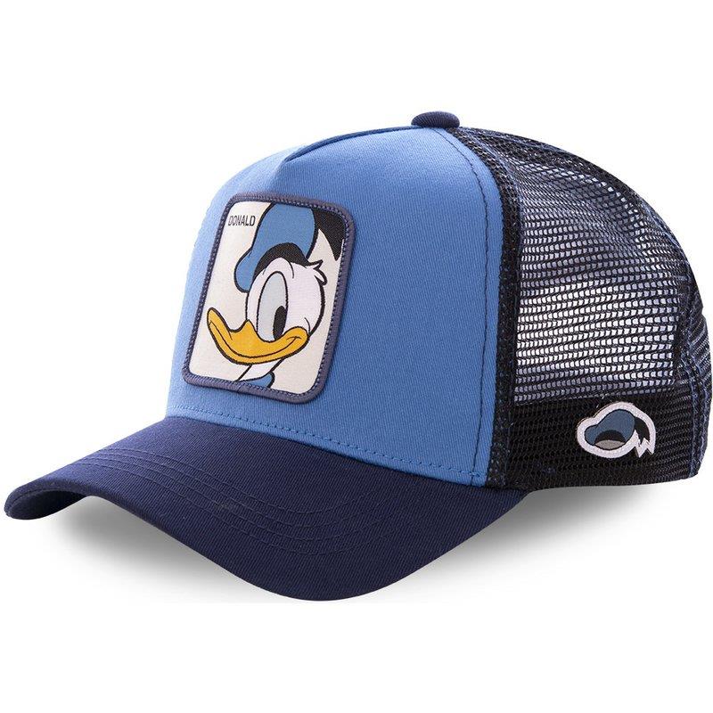 Gorra de béisbol TAZ de algodón de , gorra de béisbol de Dragon Ball para hombres y mujeres, gorra de malla de Hip Hop para papá, gorra de camionero: Blue Duck