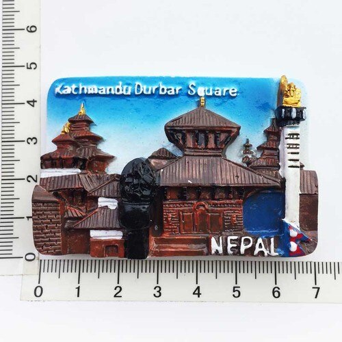 Nepal Koelkast Magents Toeristische Souvenir Lumbini Durbar Everest Koelkast Magnetische Stickers Herdenkingsmunt Magneet Woondecoratie: Nepal 3