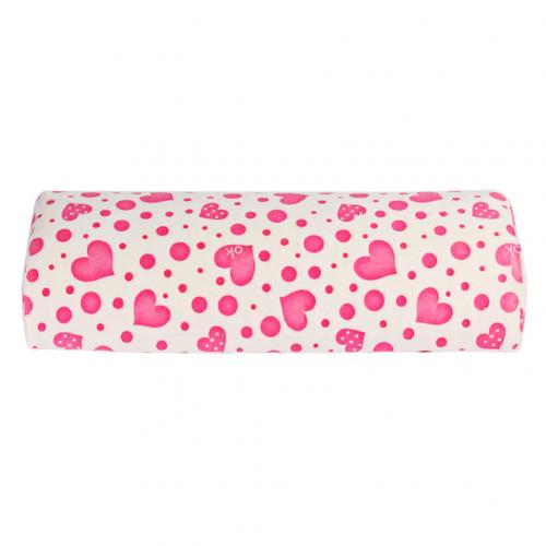 Heart Removable Soft Nail Art Hand Cushion Pillow Arm Rest Support Manicure Tool: Pink