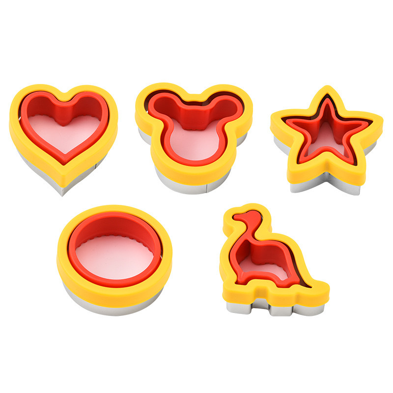 Máquina cortadora y selladora de sándwiches, cortadora de plástico para galletas, herramientas de cocina para el hogar, moldes para hornear, corte