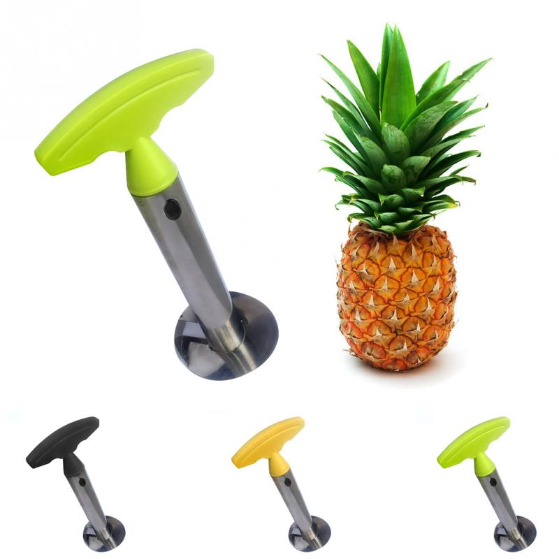 1Pc Rvs Te Gebruiken Ananas Peeler Accessoires Ananas Snijmachines Fruit Mes Cutter Corer Slicer Keuken Tool #1031