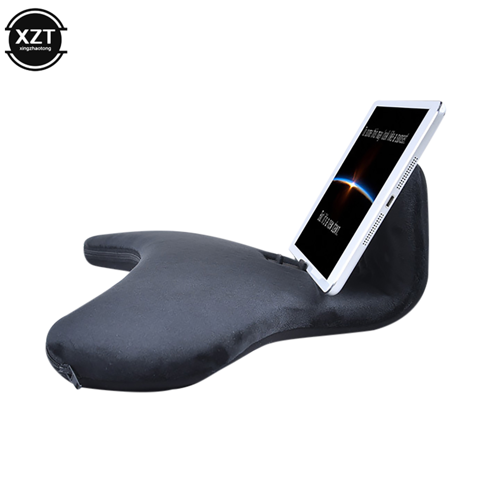 Desktop Handy Tablet Faul Halterung Lesen Kissen Büro Handy Halterung Handgelenk Drei Winkel Kann Gereinigt werden: black