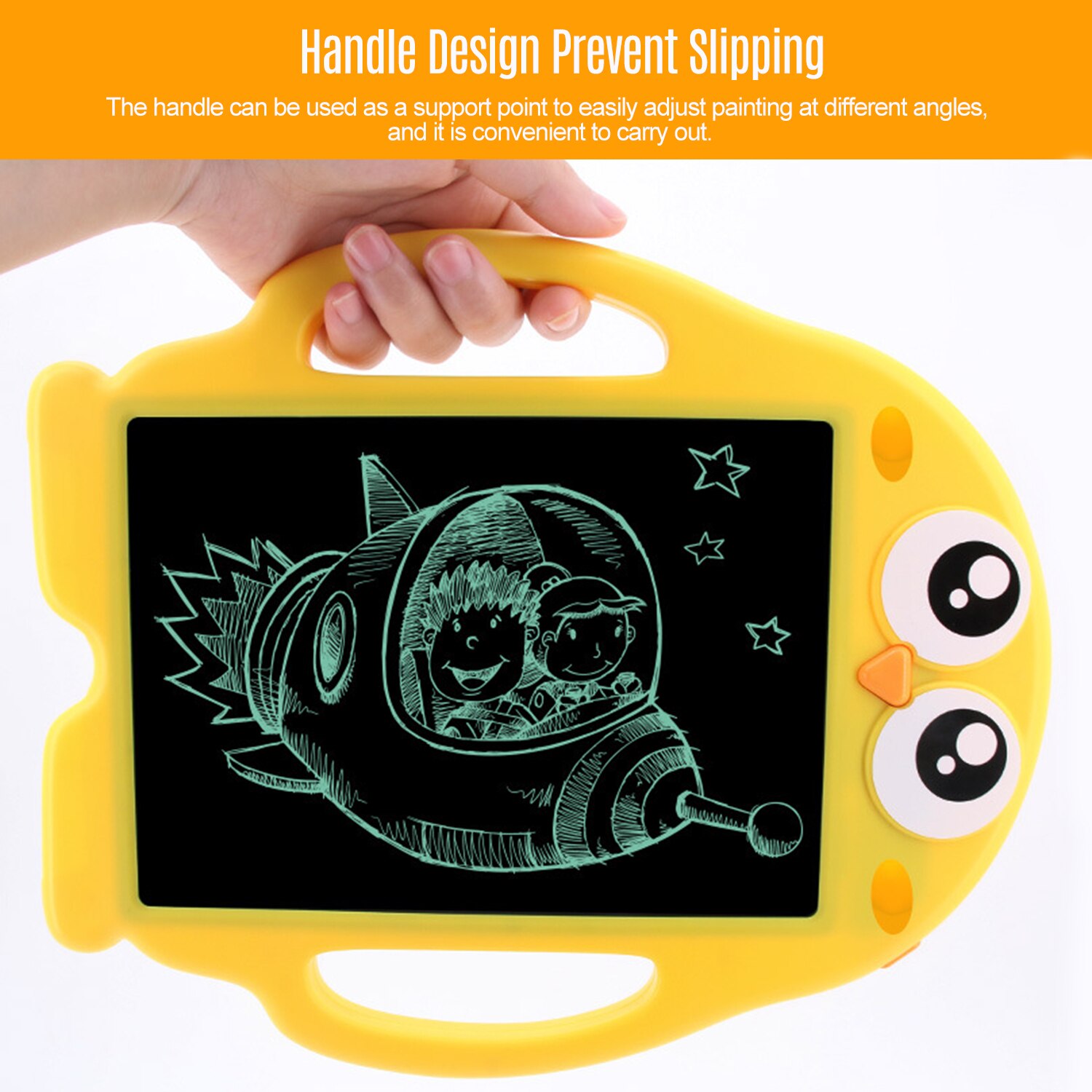 Aibecy 8.5 Inch Cartoon LCD Writing Tablet Electronic Drawing Pad Handwriting Doodle Board with 6 Pack Copy Paper Lock Button