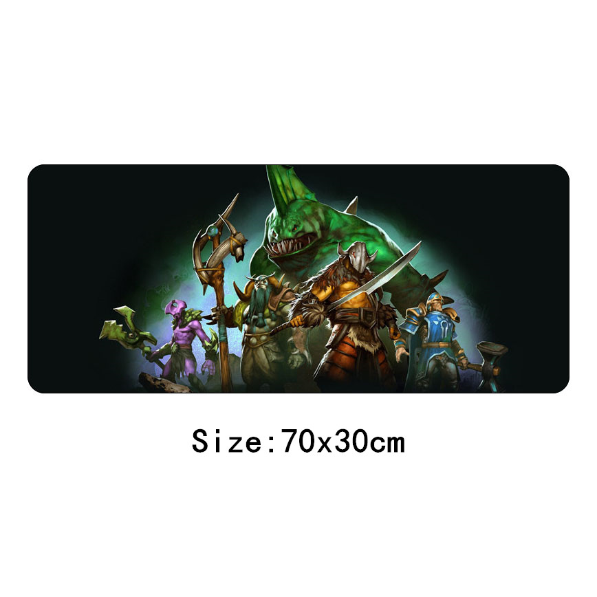 SIANCS de 70x30cm Dota 2 grandes alfombrilla de ratón de goma XL velocidad Gamer Gaming Mousepad ordenador portátil Lockedge de alfombrilla de ratón teclado Pad: model D