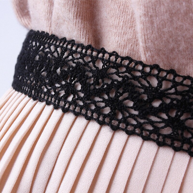 Faja hueca de encaje para mujer, Cinturón fino de perlas, cuerda para vestidos, banda de cintura de borla, cinturón con nudo decorado, cinta estrecha negra