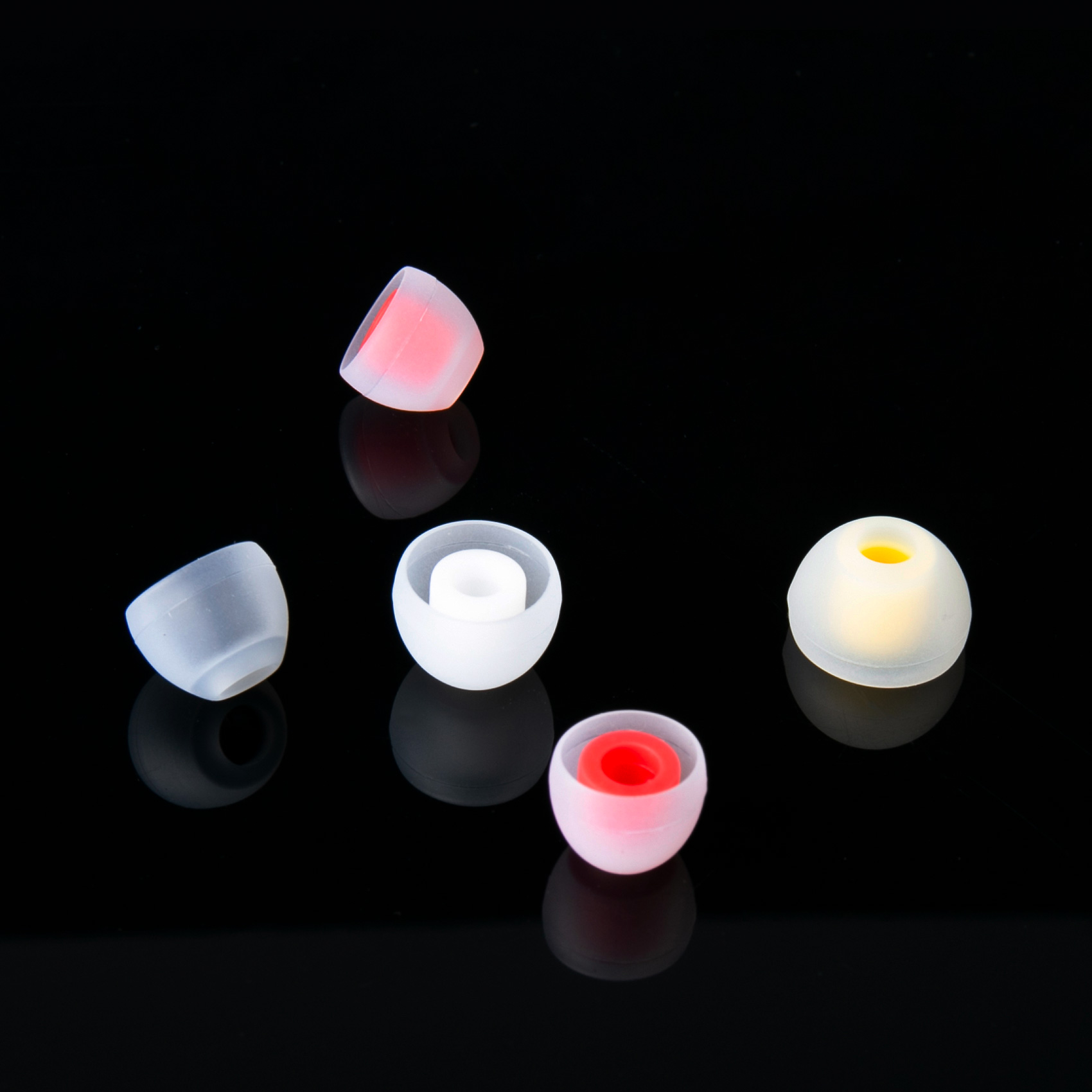 KBEAR 07 Silicone Upgrade Headphone EartipsNoise Isolating With S M M- L Size For TRI T 1pair(2pcs) 5pairs(10pcs) RI Earphone