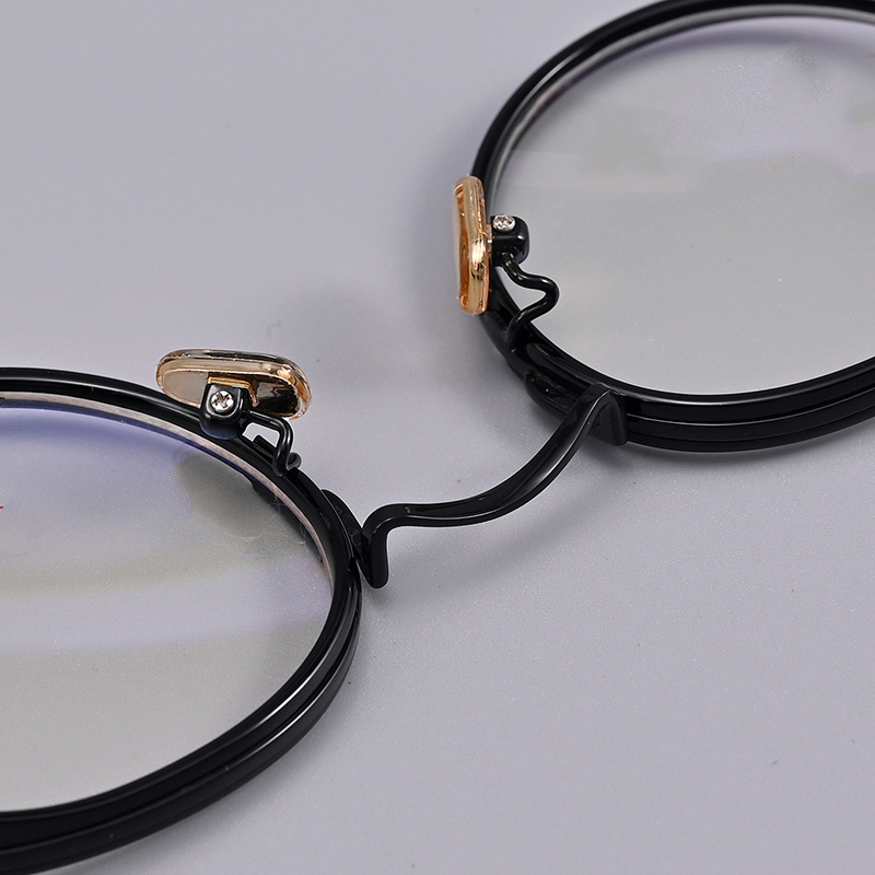 Bijziendheid Bril Mannen Vrouwen Vintage Ronde Brillen Montuur Anti Blauw Licht Bril Mannen-125 150 175 200 225 250 275