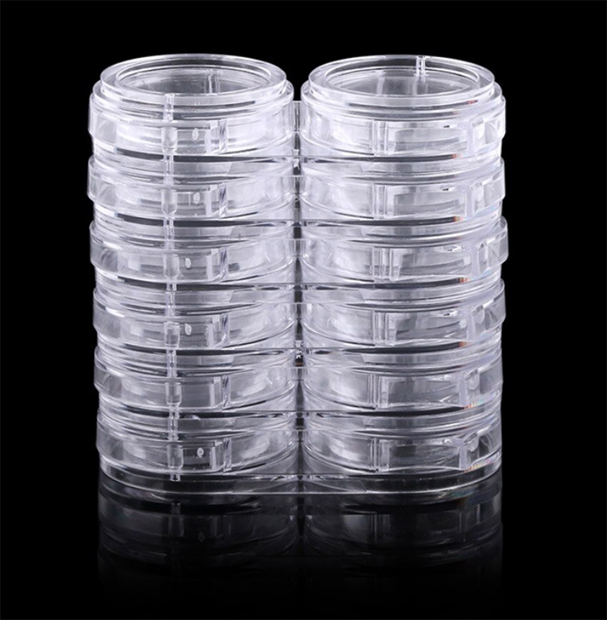 Grote Container Case Nail Art Lege Opslag Voor Nail Tips Display Box Steentjes Kralen Slices Nail Art Box