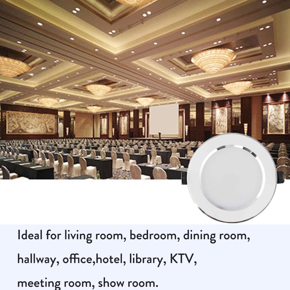 Dimbare LED Inbouw Plafond Downlight 7W Licht Lamp 220V Met Driver Spot Light Indoor Verlichting Voor Thuis Kantoor decoratie