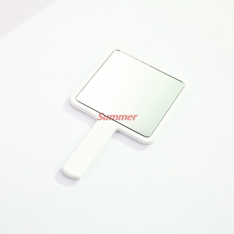 Handle Mirror Square Makeup Mirror Handheld Vanity Mirror Hand Mirror Makeup: WT