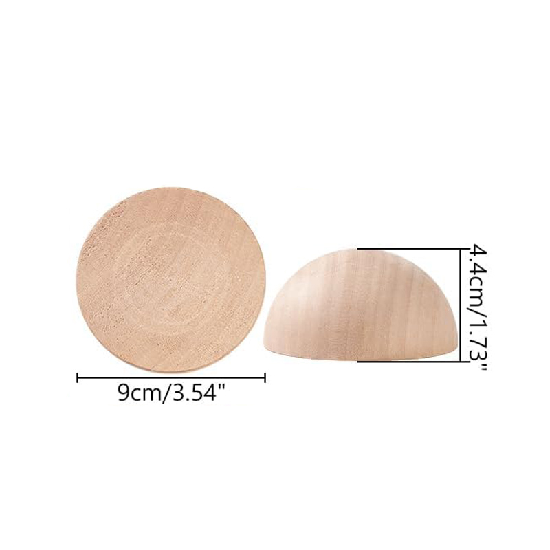 Półokrągłe narzędzia garncarskie, drewniane ceramiczne narzędzie górne Narzędzia robić gliny Narzędzie robić prasowania płytek ceramicznych robić produkcji misek ceramicznych i talerzy: Wielobarwne