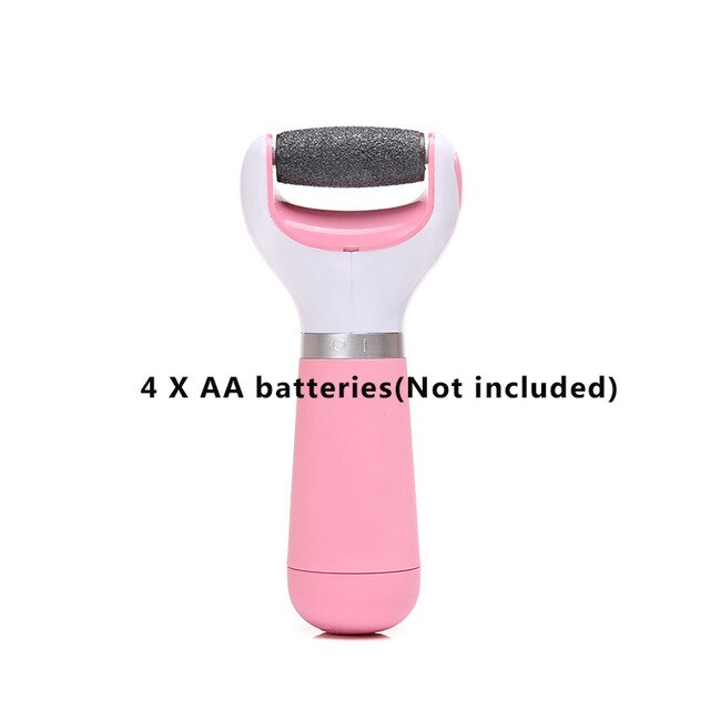 Smerigliatrice per piedi lima per tallone rettifica esfoliante Pedicure macchina piedi ricarica USB callo elettrico rimozione pedicure strumento per la cura dei piedi: batteria rosa