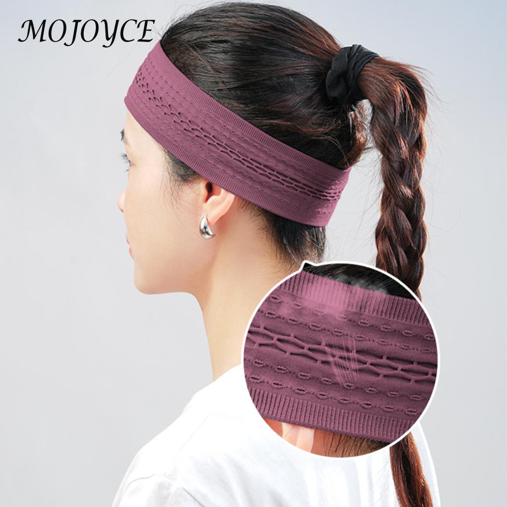 Sportieve hoofdband, zweetband voor workouts, elastische vochtafvoerende hoofdband, ademende zweetabsorberende hoofdband voor buitensporten