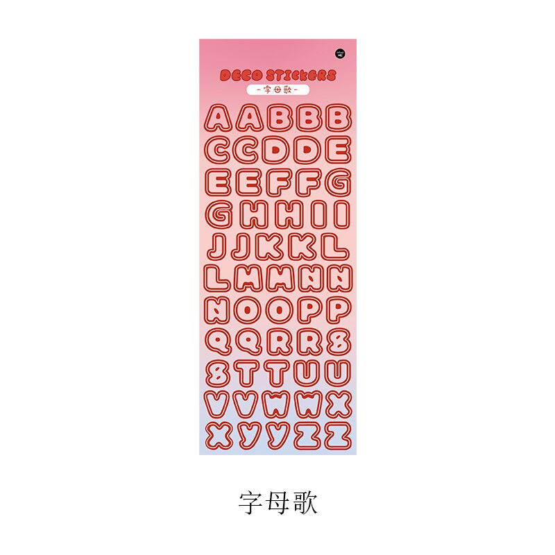 Alphabet Stickers Scrapbooking Letter Stickers for Greeting Card Making Planners Decorations: C