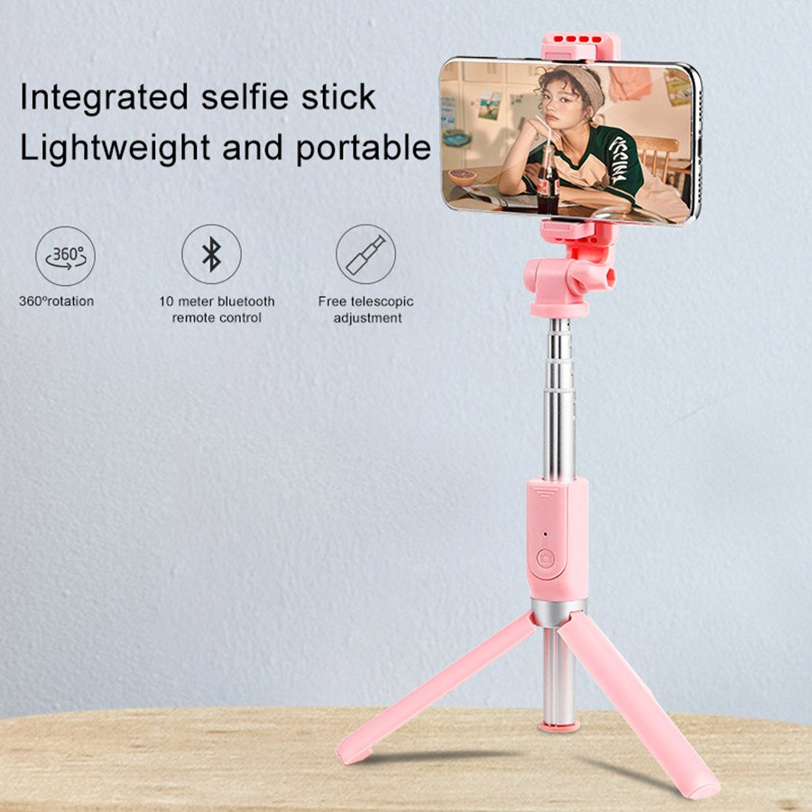 Bastone per Selfie monopiede monopiede pieghevole MAMEN originale Bluetooth con pulsante Wireless otturatore Selfie Stick per iOS/Android/iphone