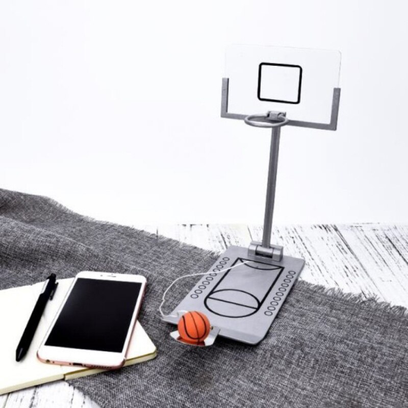 Overdrukventiel Speelgoed Opvouwbare Mini Basketbal Spel Bureau Desktop Basketbal Voor Cba Liefhebbers Training Speelgoed