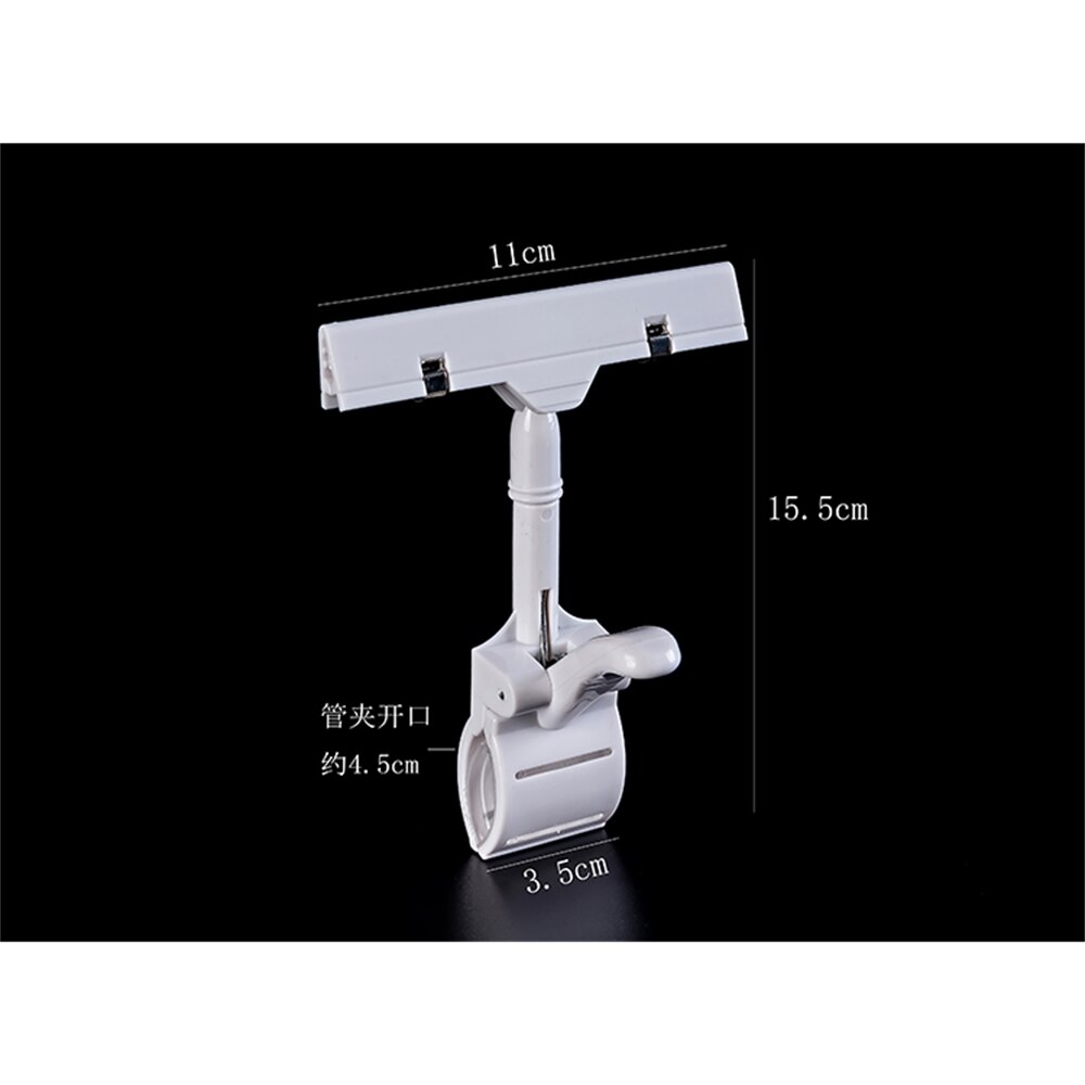 Pop Sign Clip Price Tag Display Clamp Name Card Clip Note Memo Photo Clip Shelf Talker Label Holder Black Label Clip