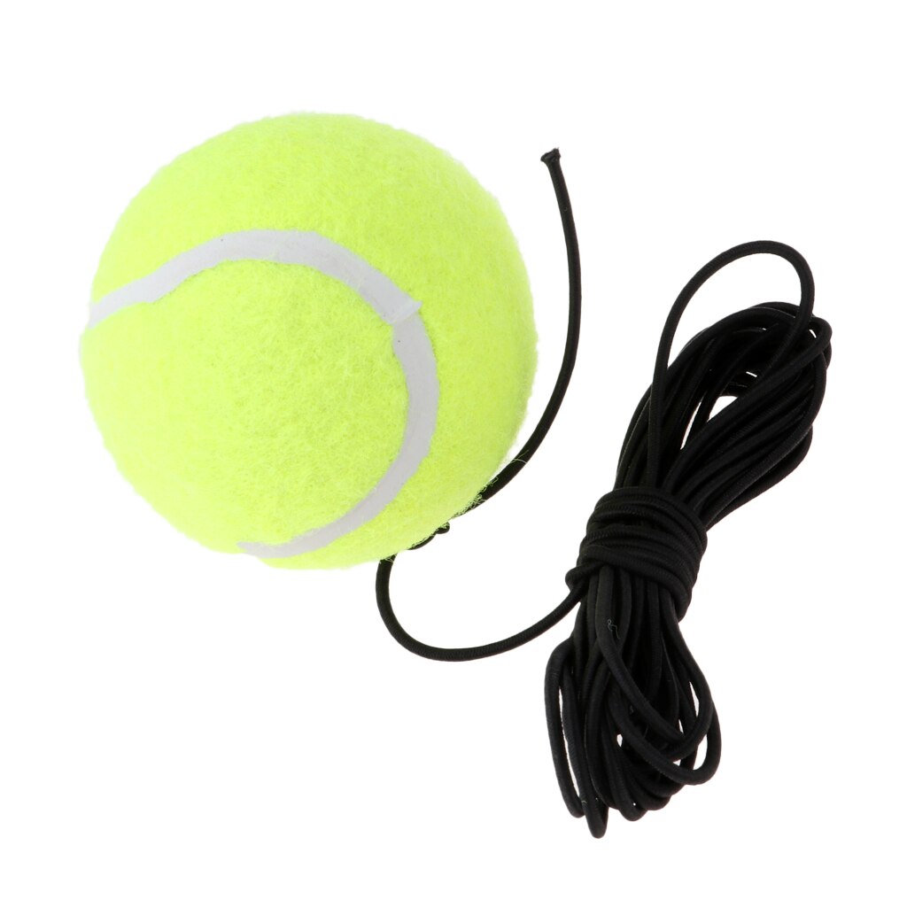 Enkel tennistreningsball og elastisk snor for innendørs/utendørs trening