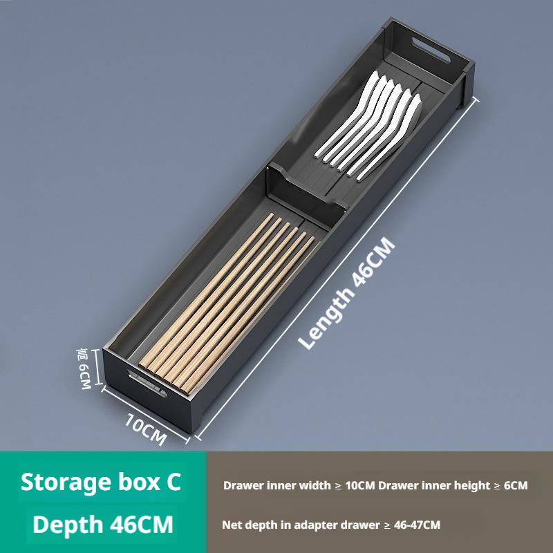 Pojemnik robić szuflady kuchennej, przegródka robić szafki, wbudowany stojak na naczynia, organizer na miski, pałeczki, talerze, uchwyt na sztućce, ociekacz na naczynia.: Burgundowy