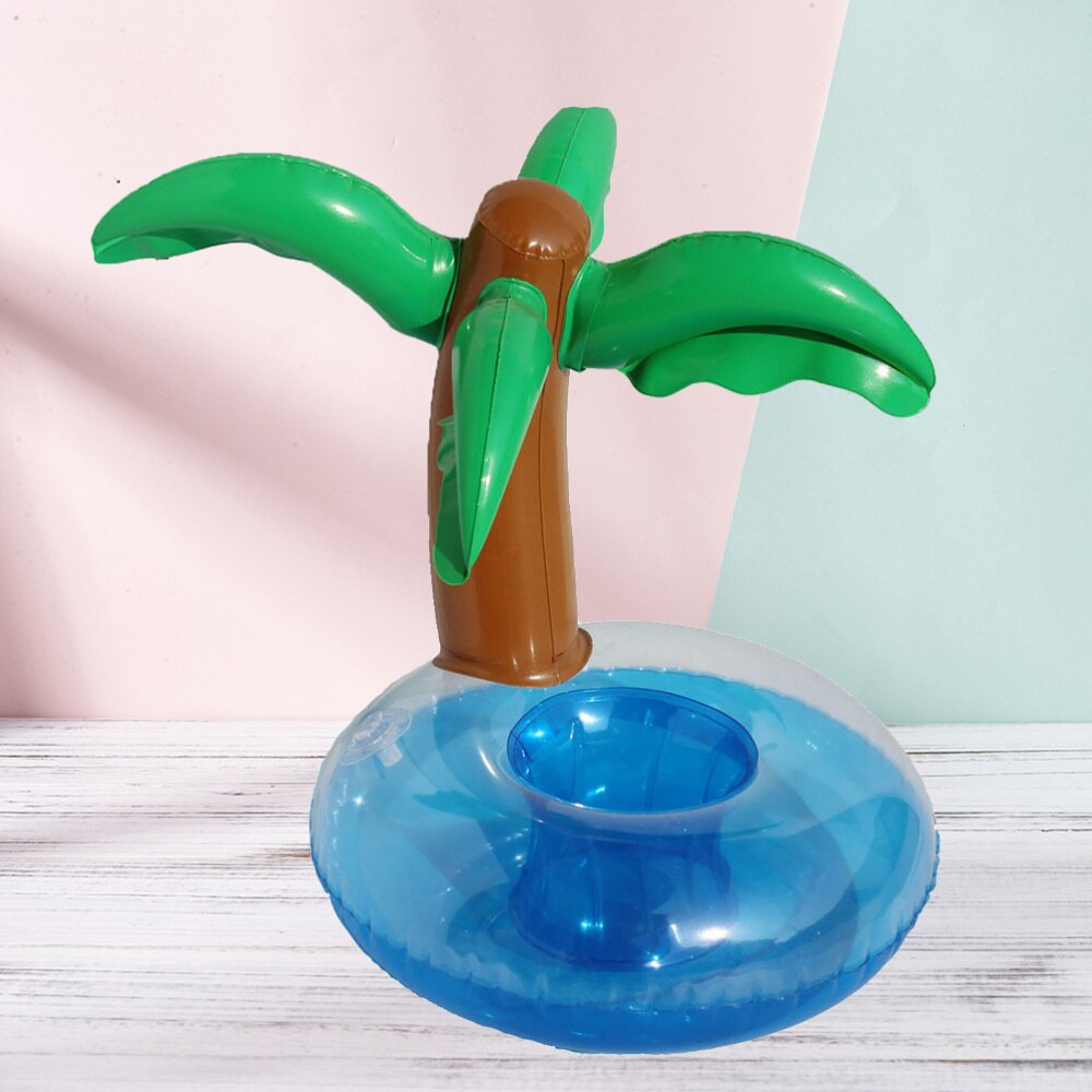 Inflatable Coconut Drink Holders Adorable Cup Coasters Cup Holders for Luau Hawaiian Party Barbeque Beach Themed Party