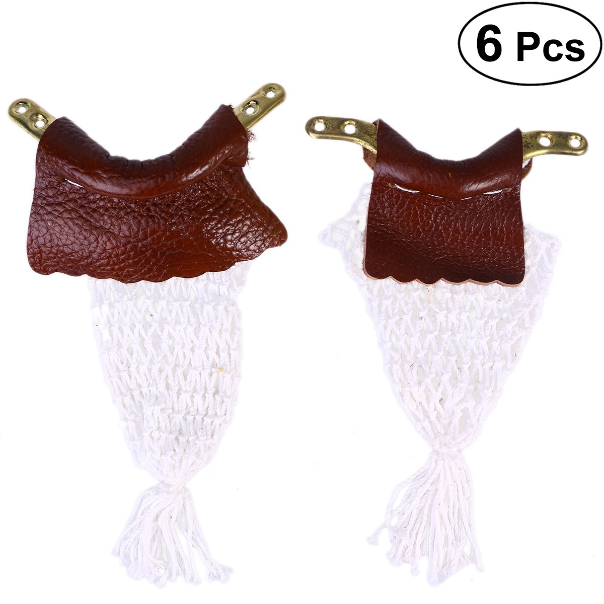6pcs/set Billiard Pockets Leather Pool Snooker Table Replacement Nets Bags Kit Billiards Table Pocket for Billiard Accessories