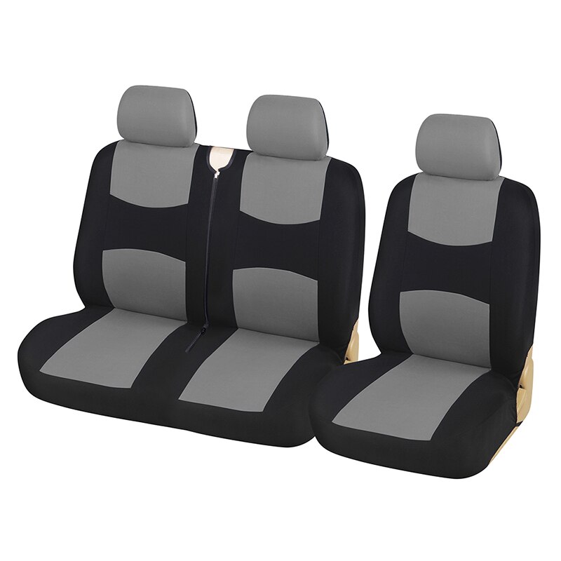 1+2 sædebetræk beige bilsædebetræk lastbil interiør tilbehør til renault peugeot opel vivaro, passer til universal transporter/van