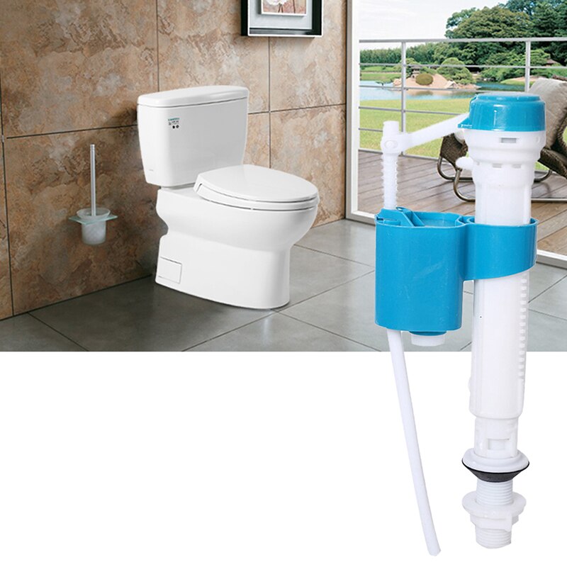 Valvola di riempimento wc universale pulsante wc valvola di riempimento doppio scarico cisterna sifone sifone silenzioso ingresso laterale attrezzo da bagno