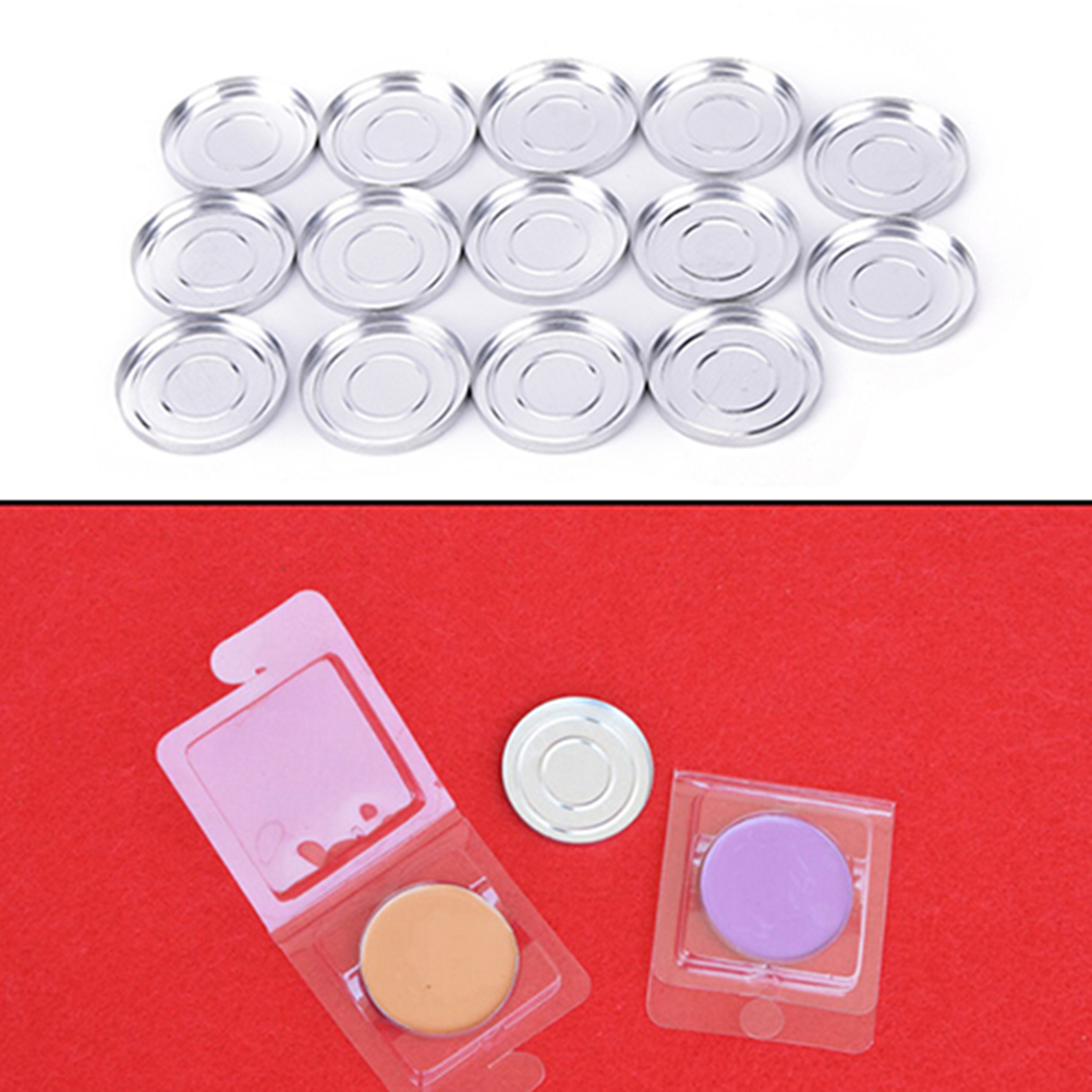 10 Pcs 36.5 Mm Diy Make-Up Cosmetische Lege Aluminium Gevallen Pannen Voor Oogschaduw Oogschaduw Container Pannen Palet Case Makeup tool