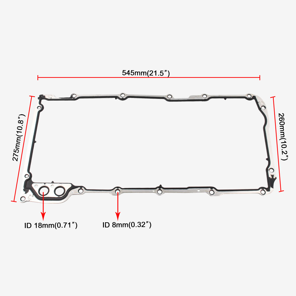 Oil Pan Gasket For Chevrolet Pontiac 5.3 5.7 6.0 LS1 LS2 LS3 LM7 LQ4 12612350 Auto Accessories