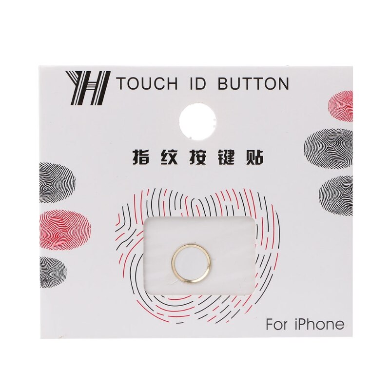 Universele homeknop vingerafdruk touch id sticker voor iphone 8 7 6 5 air 2 3 4 a6he