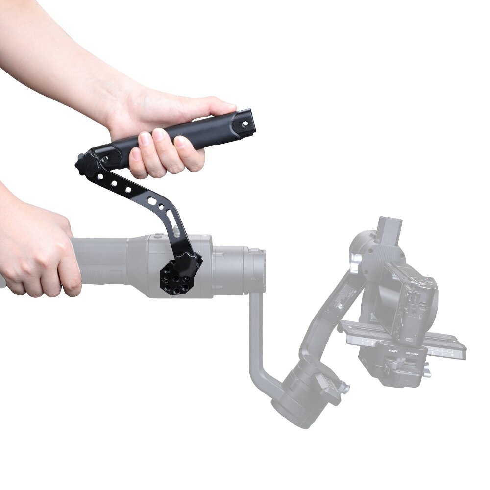 Versatile Handle Grip Neck Ring Clamp Bracket Handheld Stabilizer Extension Holder Arm for Ronin S SC MOZA weebillS Crane Gimbal