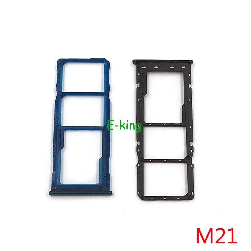 10Pcs Voor Samsung Galaxy M21 M215F M31 M315F Sim Card Slot Lade Houder Sim Card Reader Socket