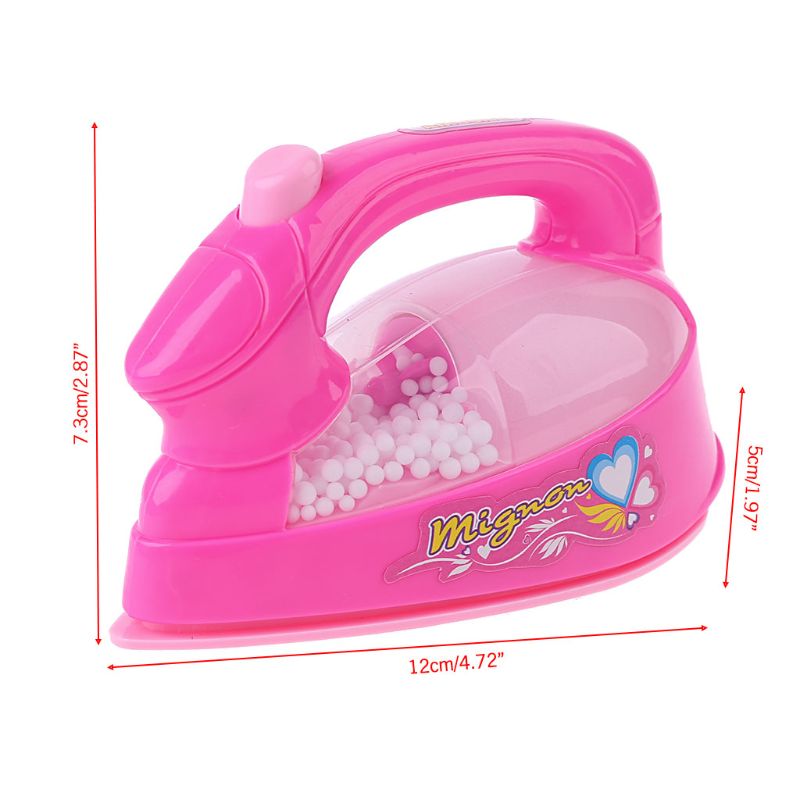 Kinderen Kid Jongen Meisje Mini Keuken Elektrisch Apparaat Elektrische Ijzer Speelgoed Set Dummy Huishoudelijke Voorgewende Play 97BD