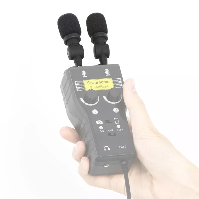 Saramonic SR-XM1 3.5mm Wireless Microphone GoPro Vlog Video Mic for Gopro 8 Max 7 6 TRS Plug Action Camera DSLR Sony RX100 VII