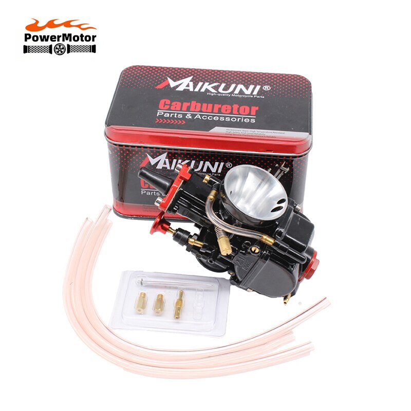 Mikuni Maikuni-piezas de carburador PWK para motocicleta, 21, 24, 26, 28, 30, 32 y 34mm, negro, Universal, con Power Jet, ATV