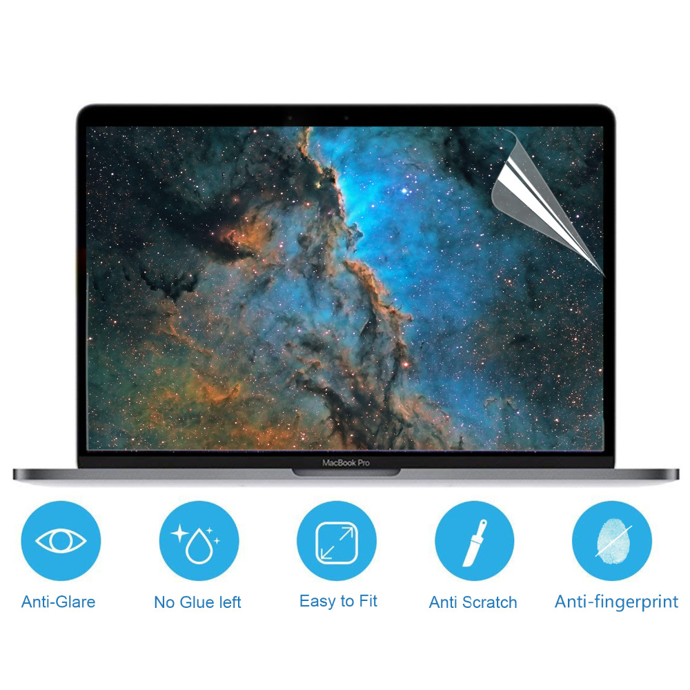 Cartinoe laptop skærmbeskytter til apple macbook pro 13 touch bar  a1989/a1706/a1708 anti blåt lys skærmbeskyttelse film  (2 stk)