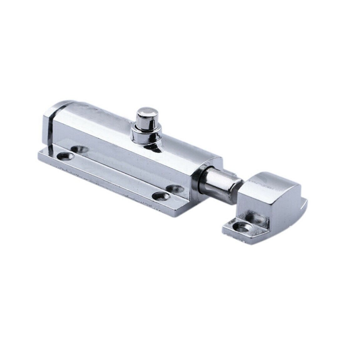 Modern Metal Polished Chrome Door Lock Heavy Duty Bathroom Bedroom Bolt Secure for Home Gate Safety Door Bolt Latch Lock
